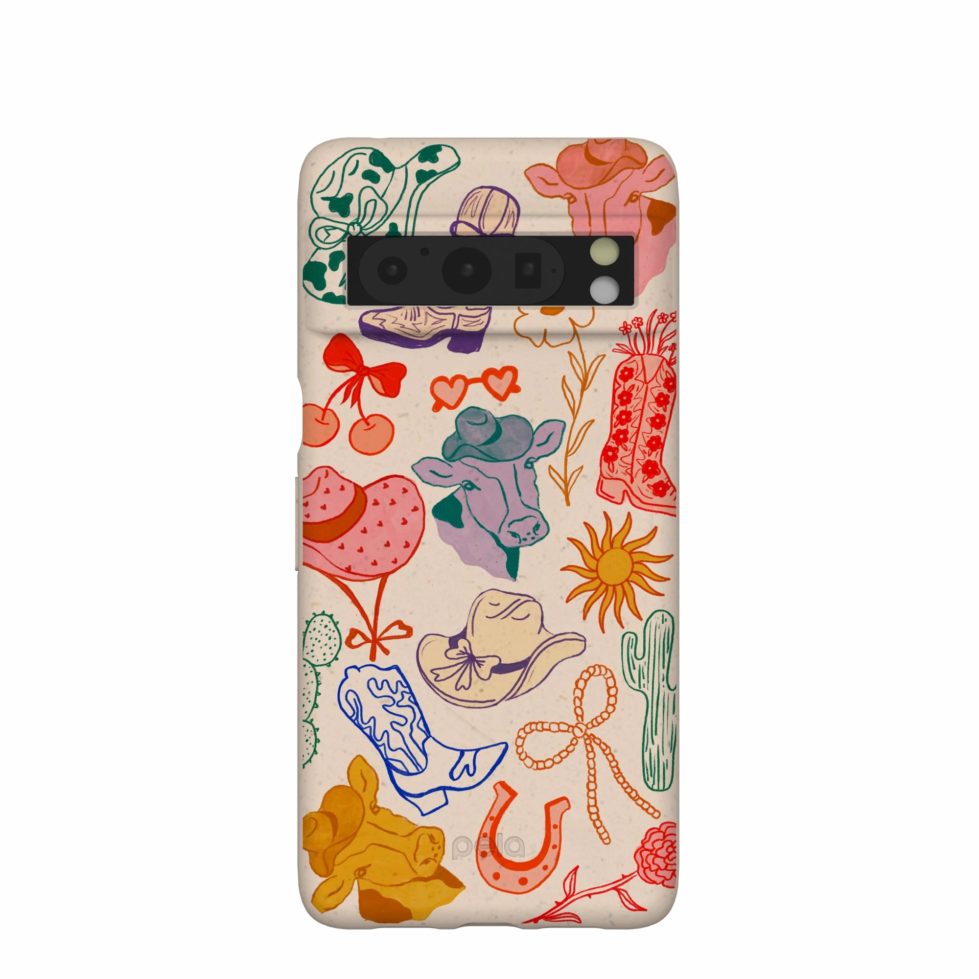 High Durability Seashell Retro Rodeo Google Pixel 8 Pro Case