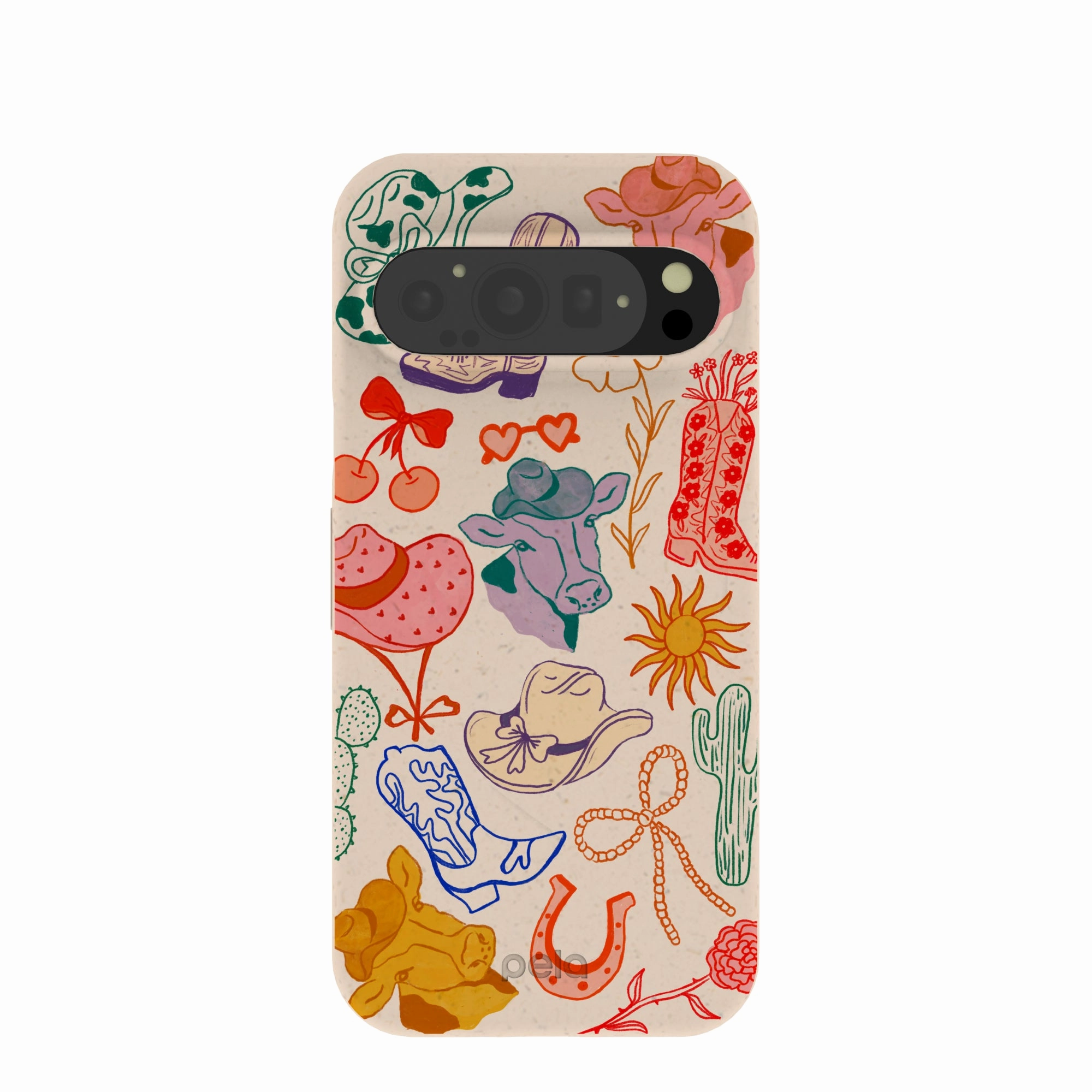 Luxury Shine Seashell Retro Rodeo Google Pixel 9/9 Pro Case