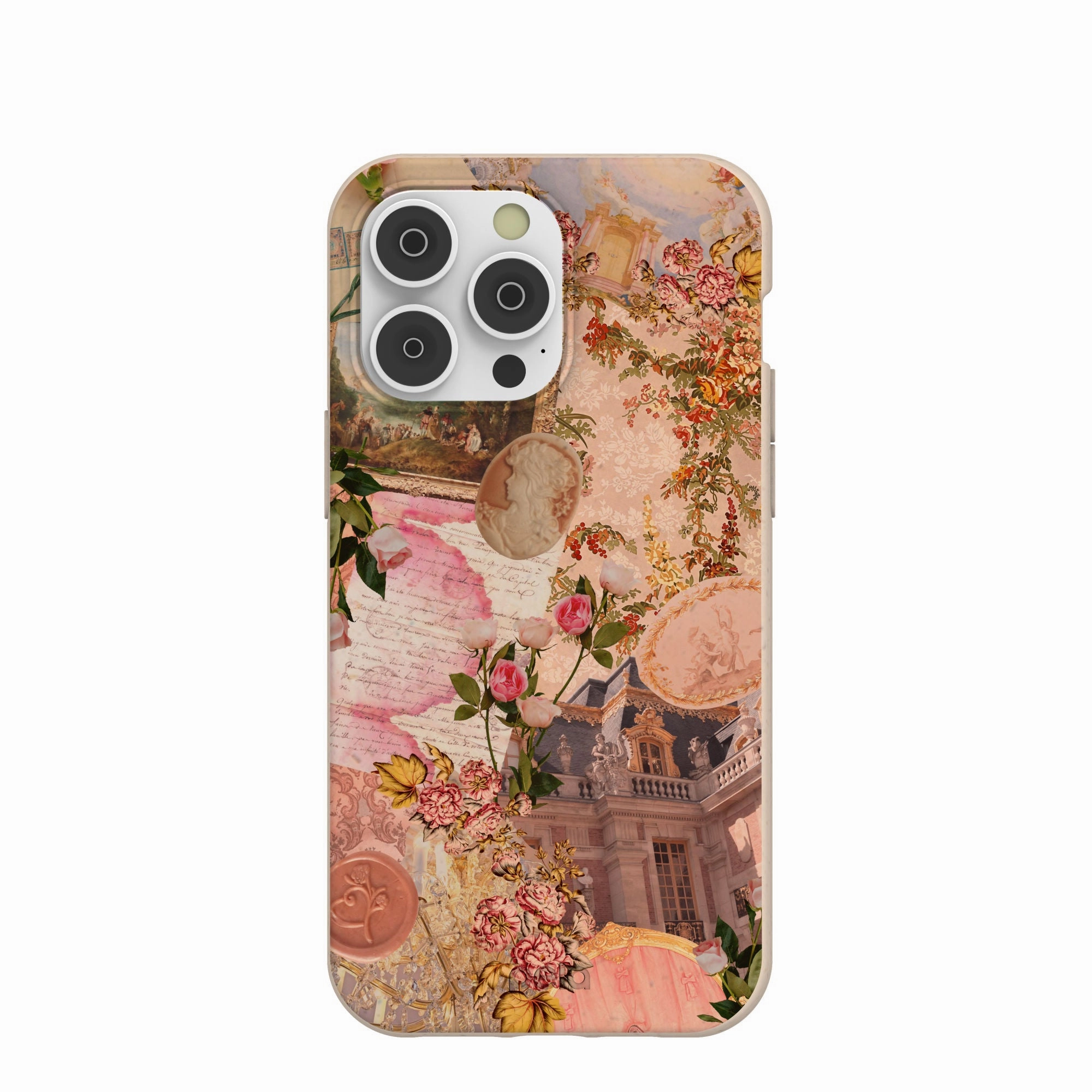 Seashell Rococo Romance iPhone 14 Pro Max Case Shock Layer