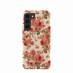 Seashell Rose Garden Samsung Galaxy S22 Case Chic Accessory