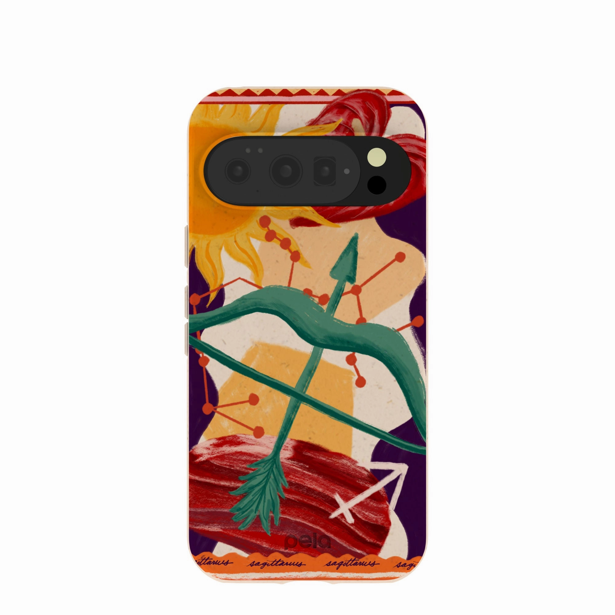 Compact Feel Minimal Comfort Seashell Sagittarius Archer Google Pixel 10/10 Pro Case
