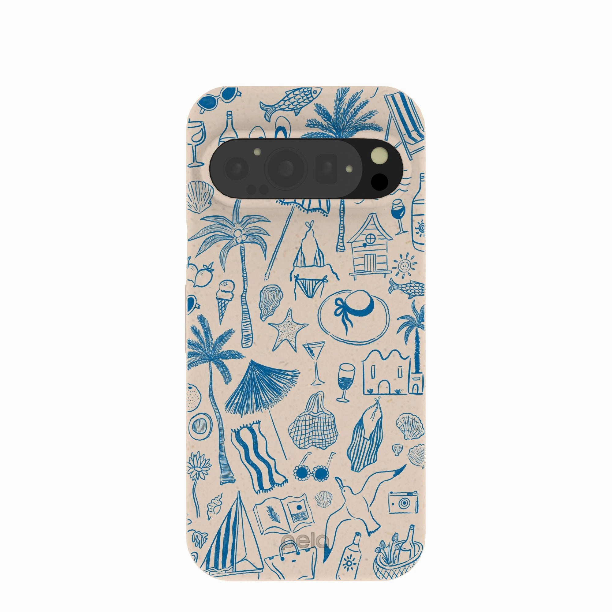 Seashell Salted Ink Google Pixel 9/9 Pro Case Minimal Feel Daily Style