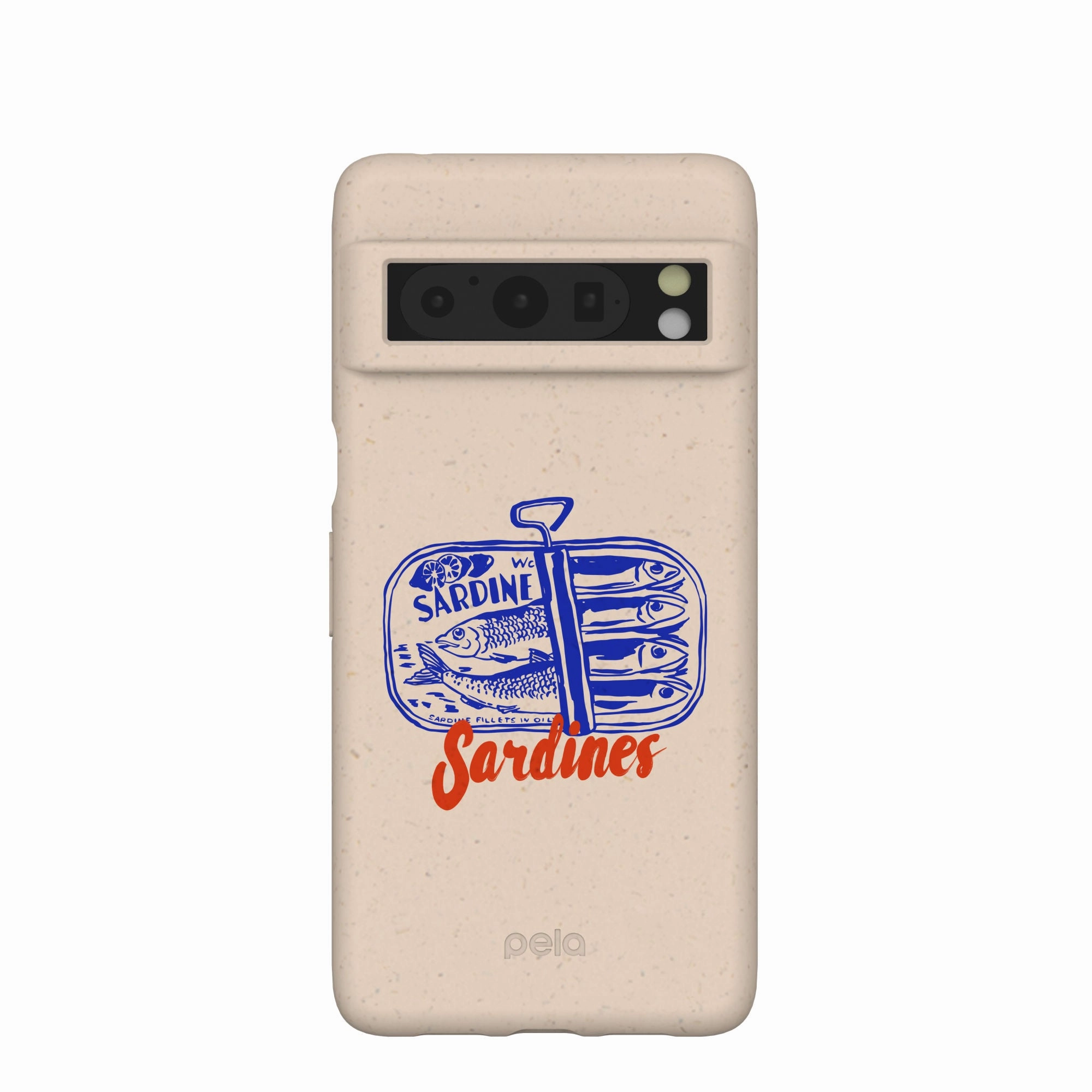 Seashell Sardines Google Pixel 8 Pro Case Minimal Grip