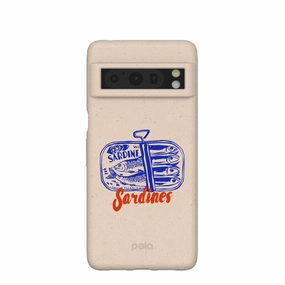 Seashell Sardines Google Pixel 8 Pro Case Minimal Grip