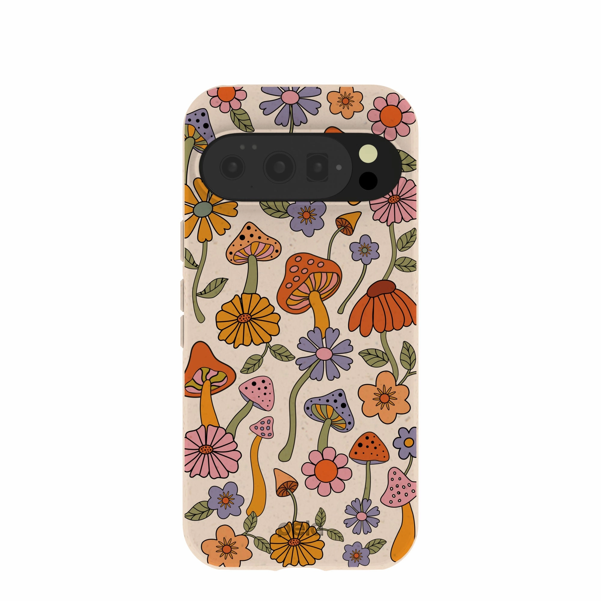 Seashell Shrooms and Blooms Google Pixel 10/10 Pro Case Ergonomic grip Sleek Grip