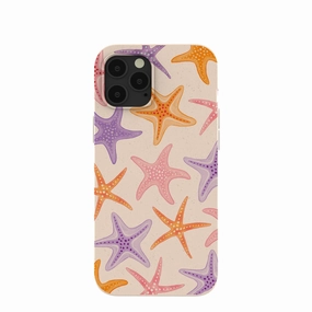 Seashell Starfish Parade iPhone 12 Pro Max Case Trendy Design Bold colors