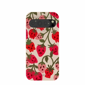 Seashell Strawboories Google Pixel 9/9 Pro Case Matte Coating