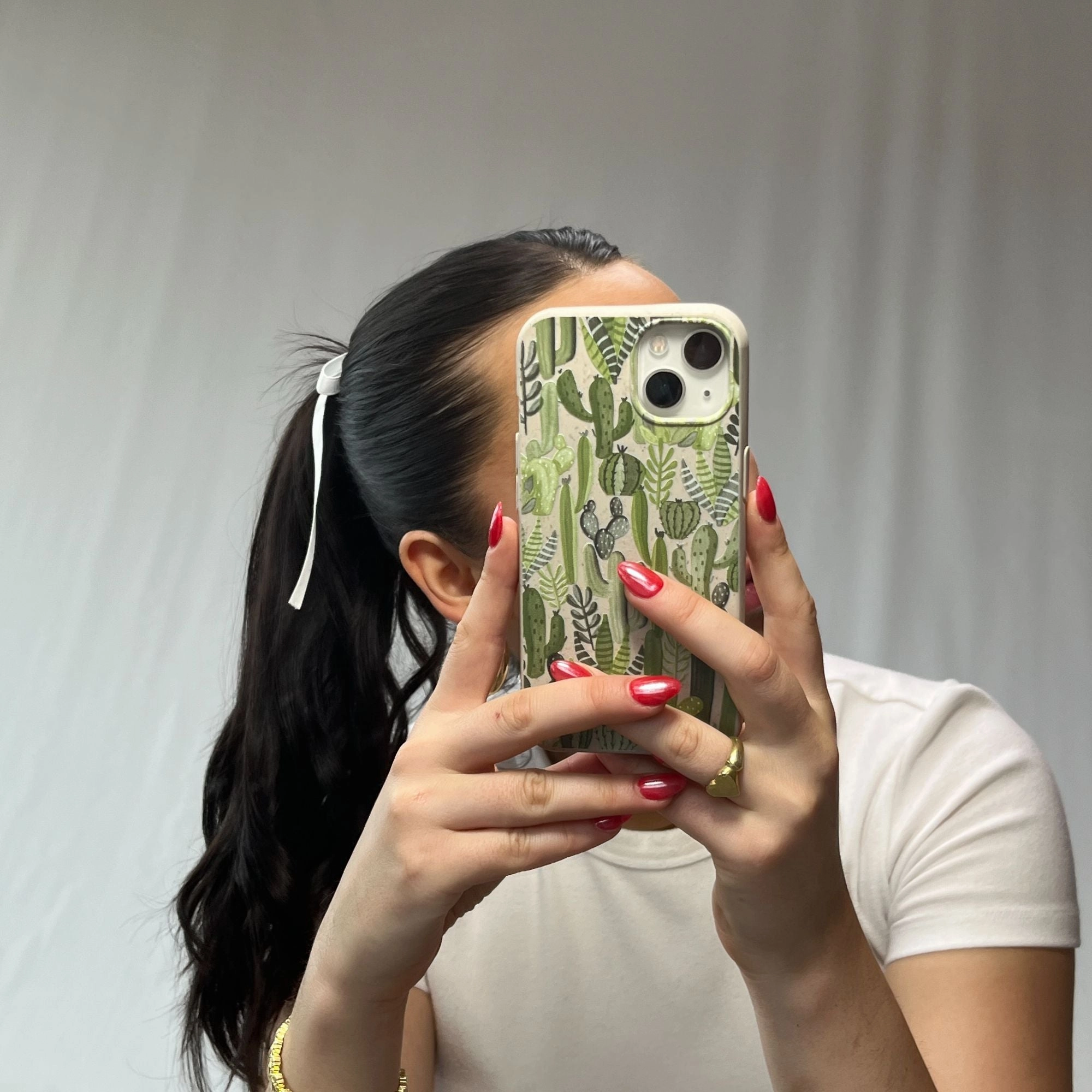 Seashell Succulent Cacti iPhone 17 Pro Max Case Vivid Pattern Design Protective Layer