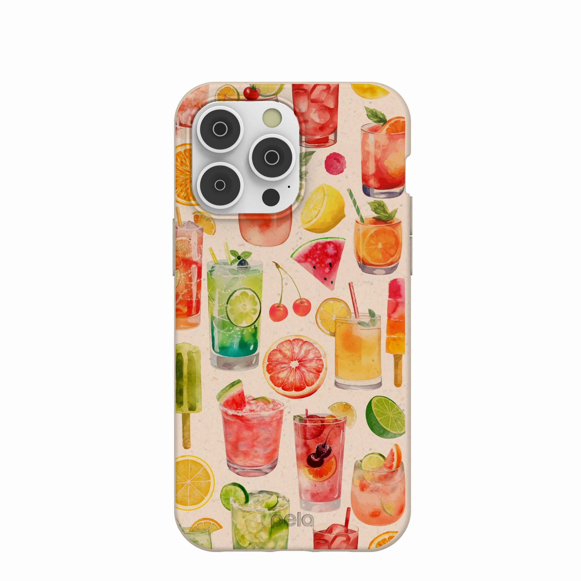 Seashell Sunset Sips iPhone 14 Pro Max Case Protective Structure Protective Fit