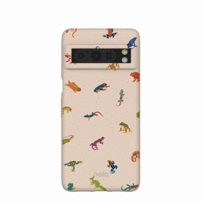 Flexible Pattern Seashell Tiny Amphibians Google Pixel 8 Pro Case