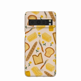 Stylish Finish Texture Premium Detail Finish Seashell Toast Garden Google Pixel 8 Pro Case