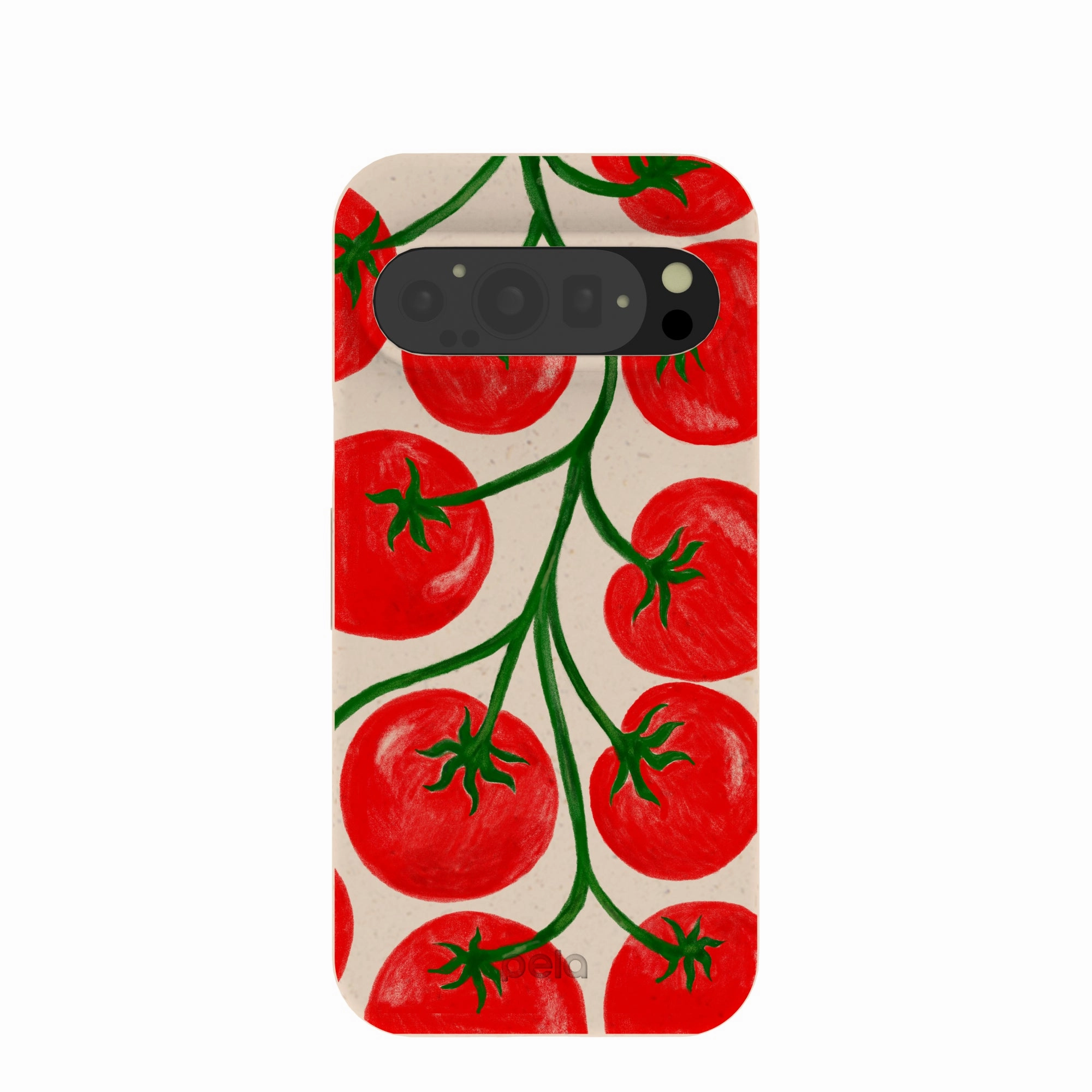 Clear Pattern Seashell Tomato Tango Google Pixel 9/9 Pro Case