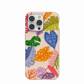Portable Layer Matte Feel Seashell Tropical Cheer iPhone 14 Pro Max Case