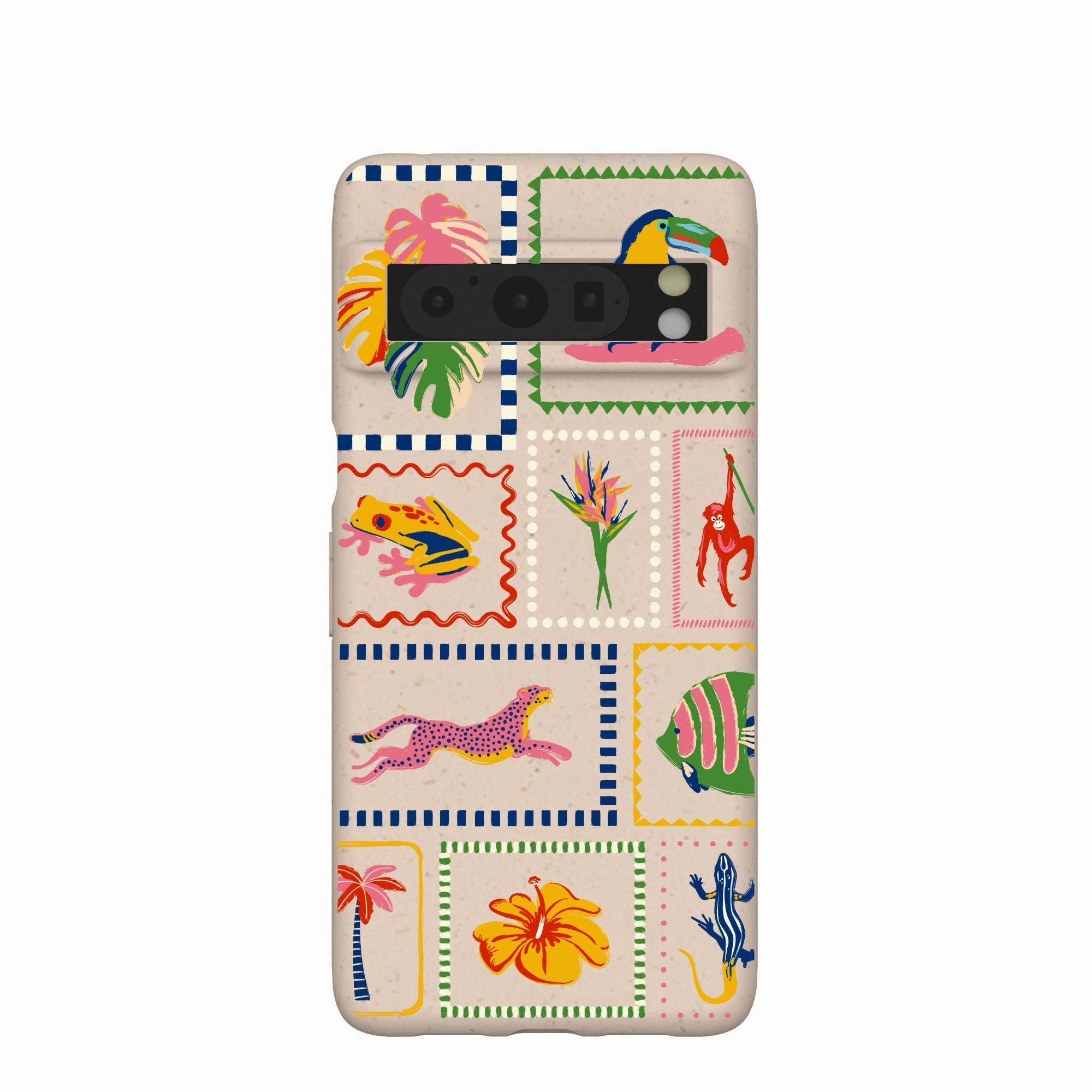 Seashell Tropical Paradise Google Pixel 8 Pro Case Comfort Grip