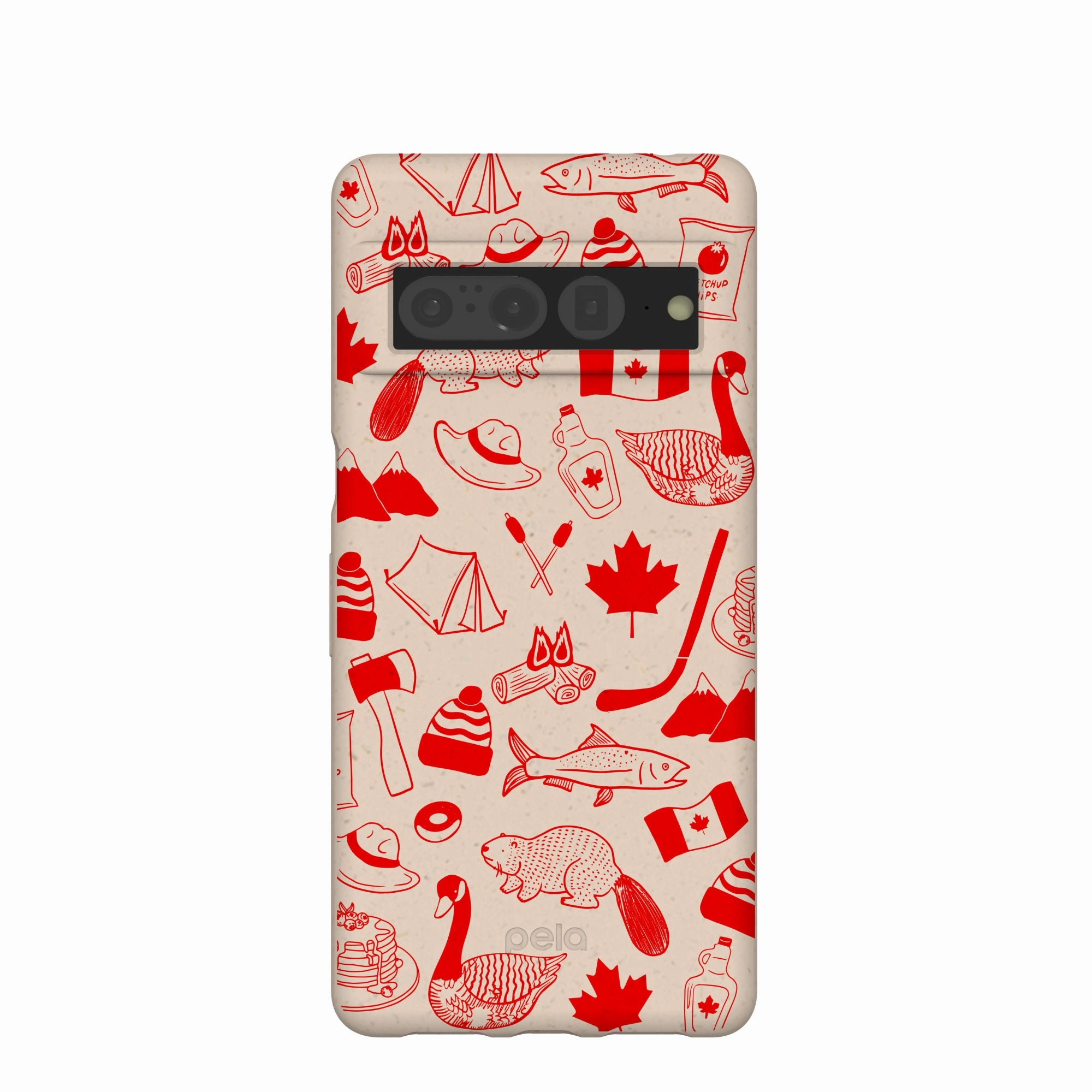 high quality build Durable Accessory Seashell True North Red Google Pixel 7 Pro Case