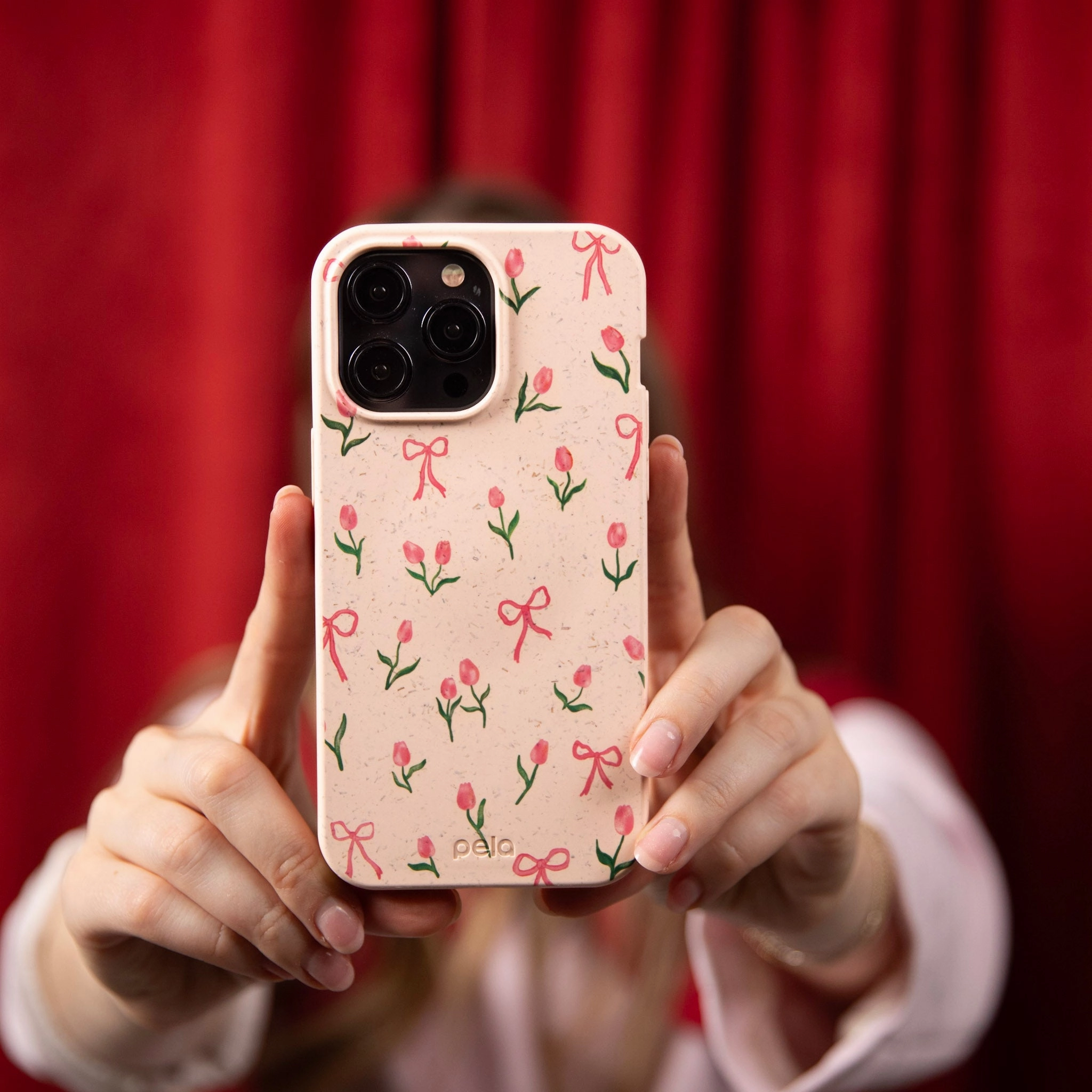 Seashell Tulip Bliss iPhone 17 Pro Max Case Soft Cushion