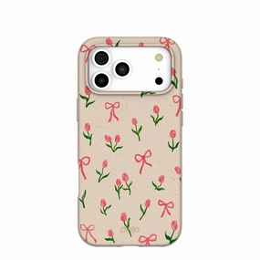 Premium Detail Ultra Slim Seashell Tulip Bliss iPhone 17 Pro Max Case