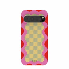 Durable Pattern Texture Seashell Warp Grid Google Pixel 9/9 Pro Case