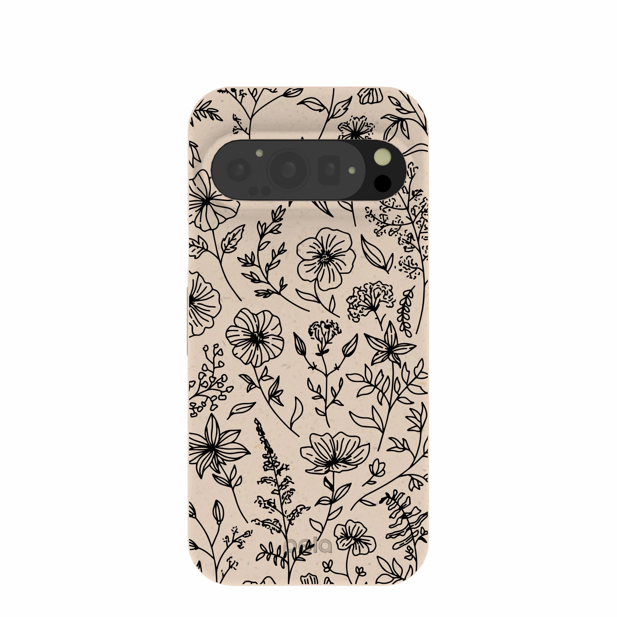 Seashell Wild Flower Google Pixel 9/9 Pro Case Modern Pattern Style Non slip grip