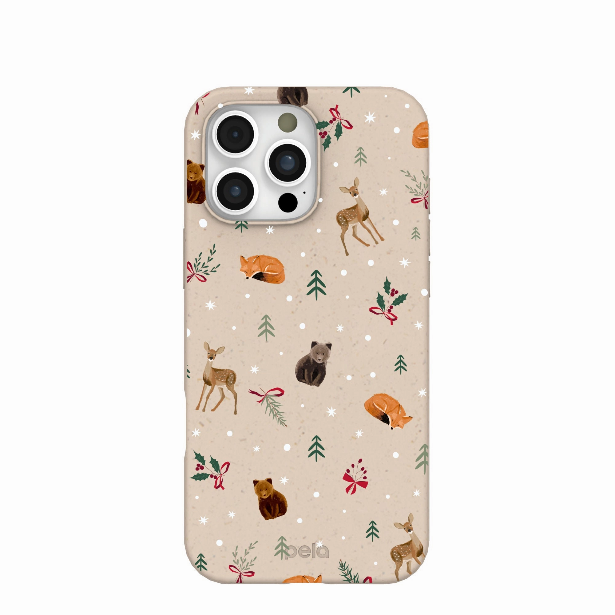 Compact Shape Seashell Winter Woodland iPhone 16 Pro Max Case