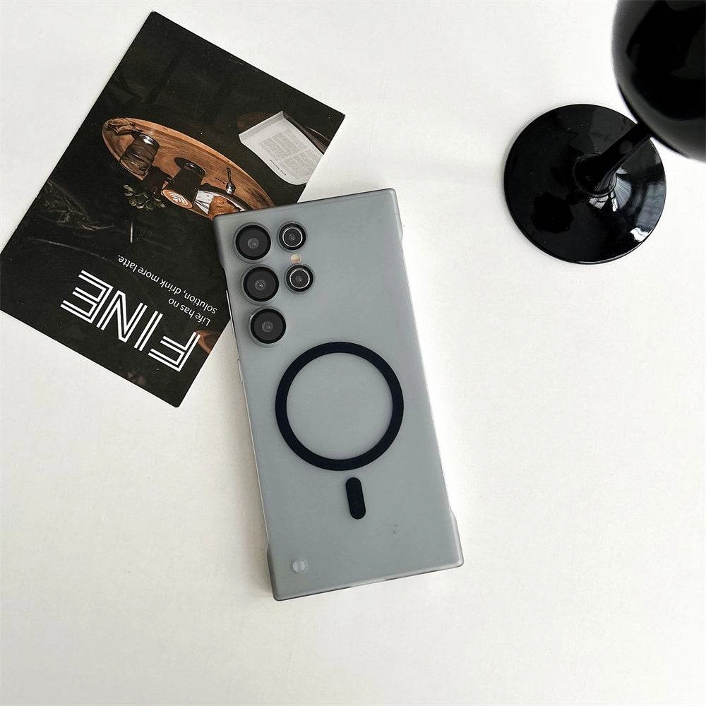 Seraphic Borderless Translucent MagSafe Case - Samsung Soft Edge Detail