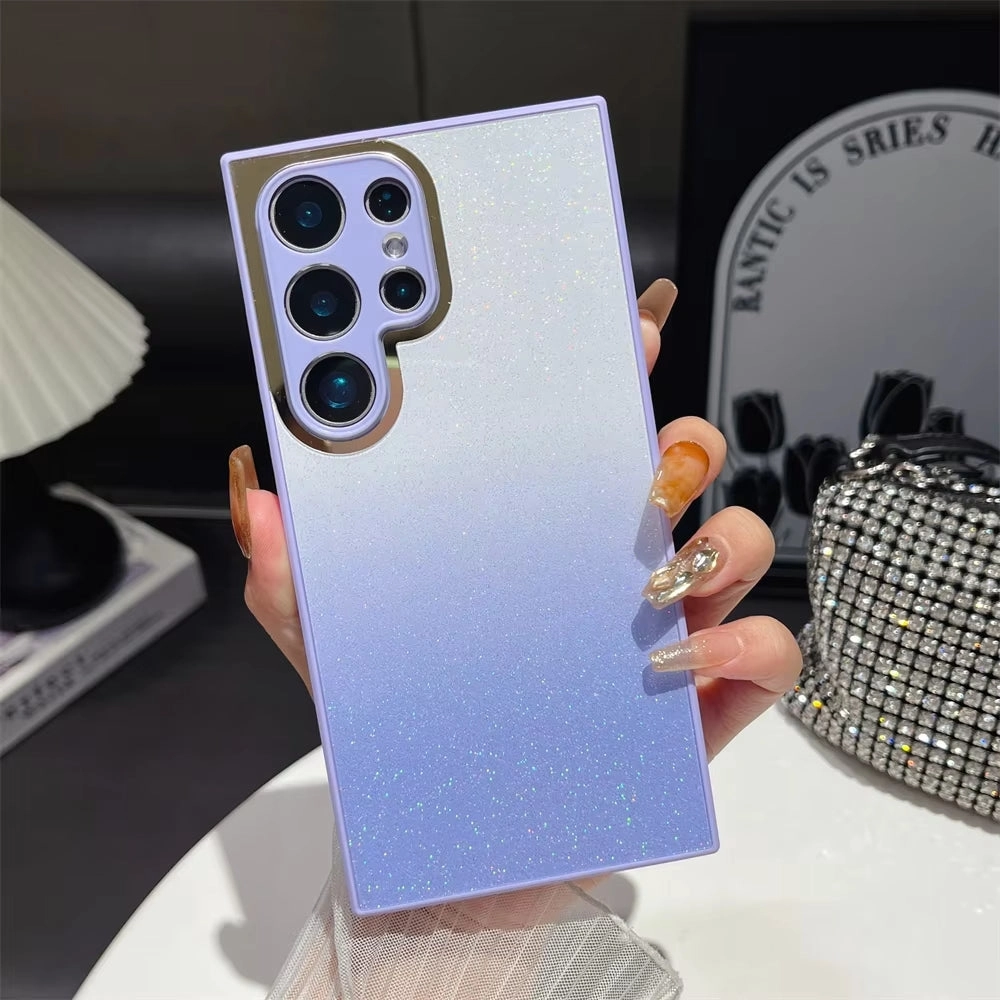Shimmer Gradient Glitter Case - Samsung Soft Detail