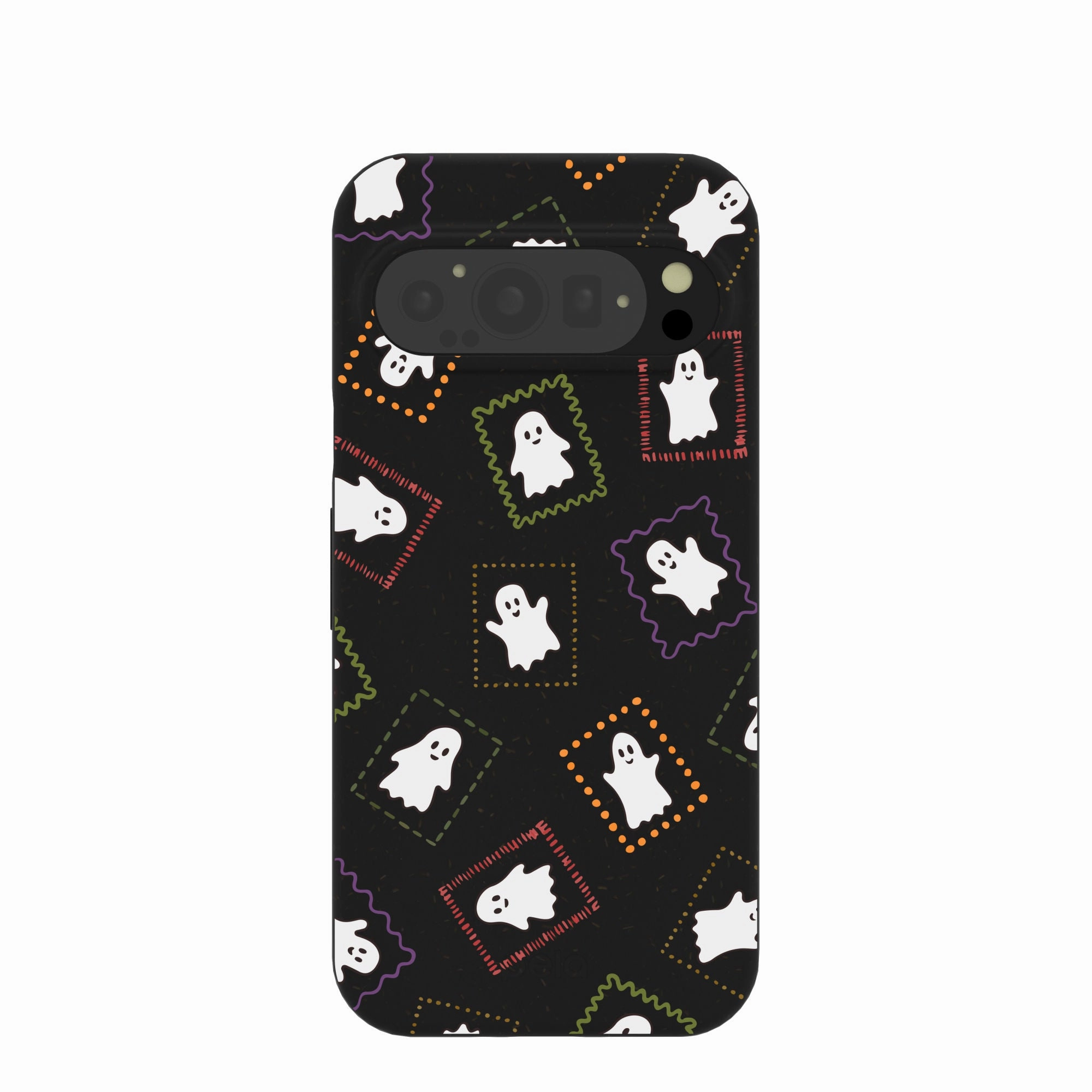 Modern Texture Look Black Ghost Stamps Google Pixel 9/9 Pro Case