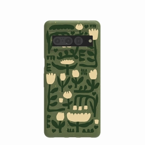 Forest Floor Abstract Tulips Google Pixel 7 Pro Case Premium Surface Texture Personal Style