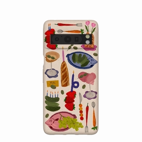 Seashell Surreal Soiree Google Pixel 8 Pro Case Bold colors
