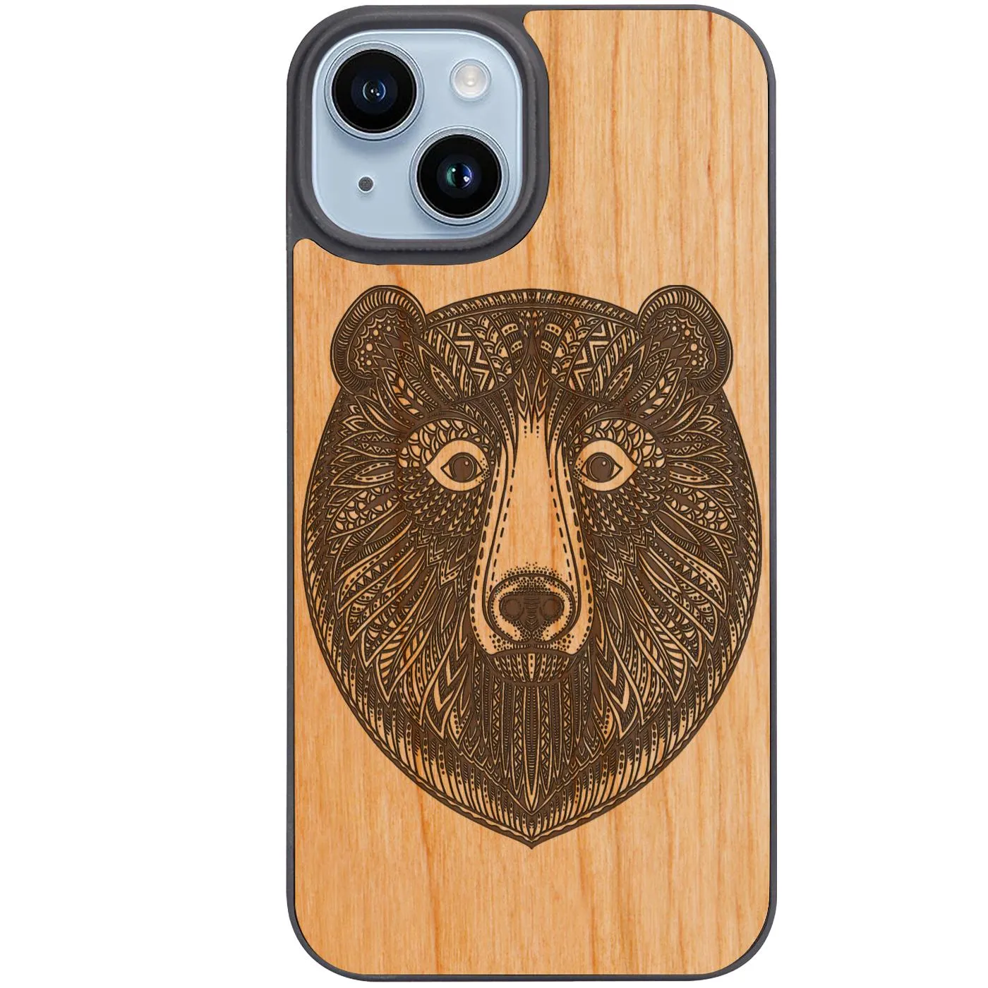 Bear Mandala - Engraved Phone Case Classic Look