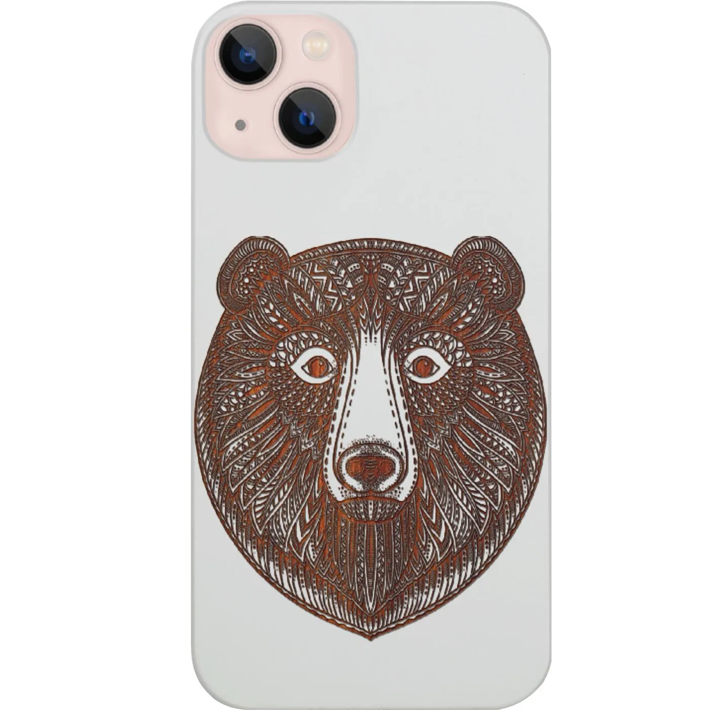 Bear Mandala - Engraved Phone Case Universal Design