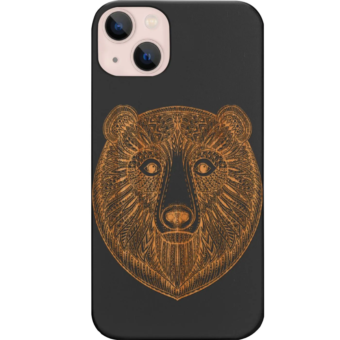 Bear Mandala - Engraved Phone Case slim fit