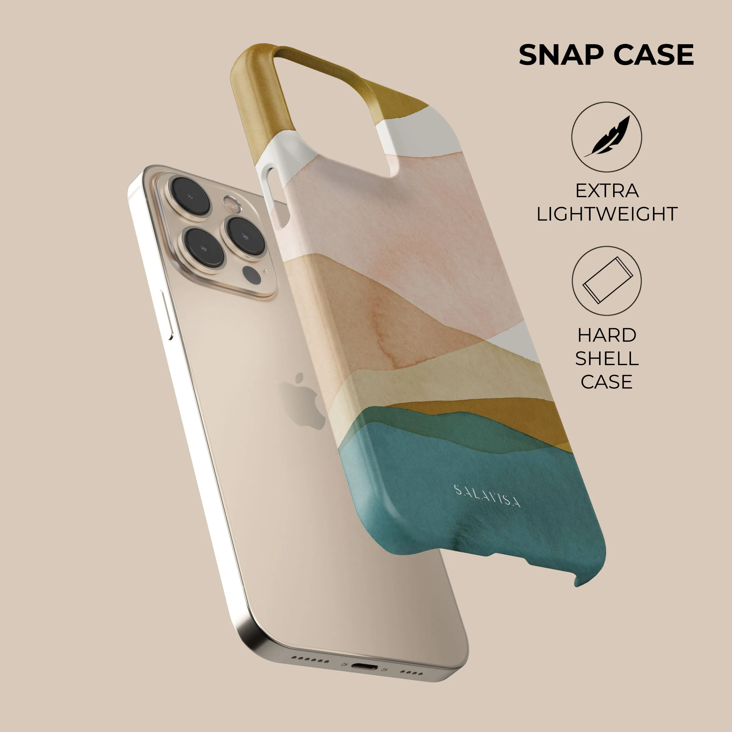 Silk Breeze Phone Case Stylish Detail Layer