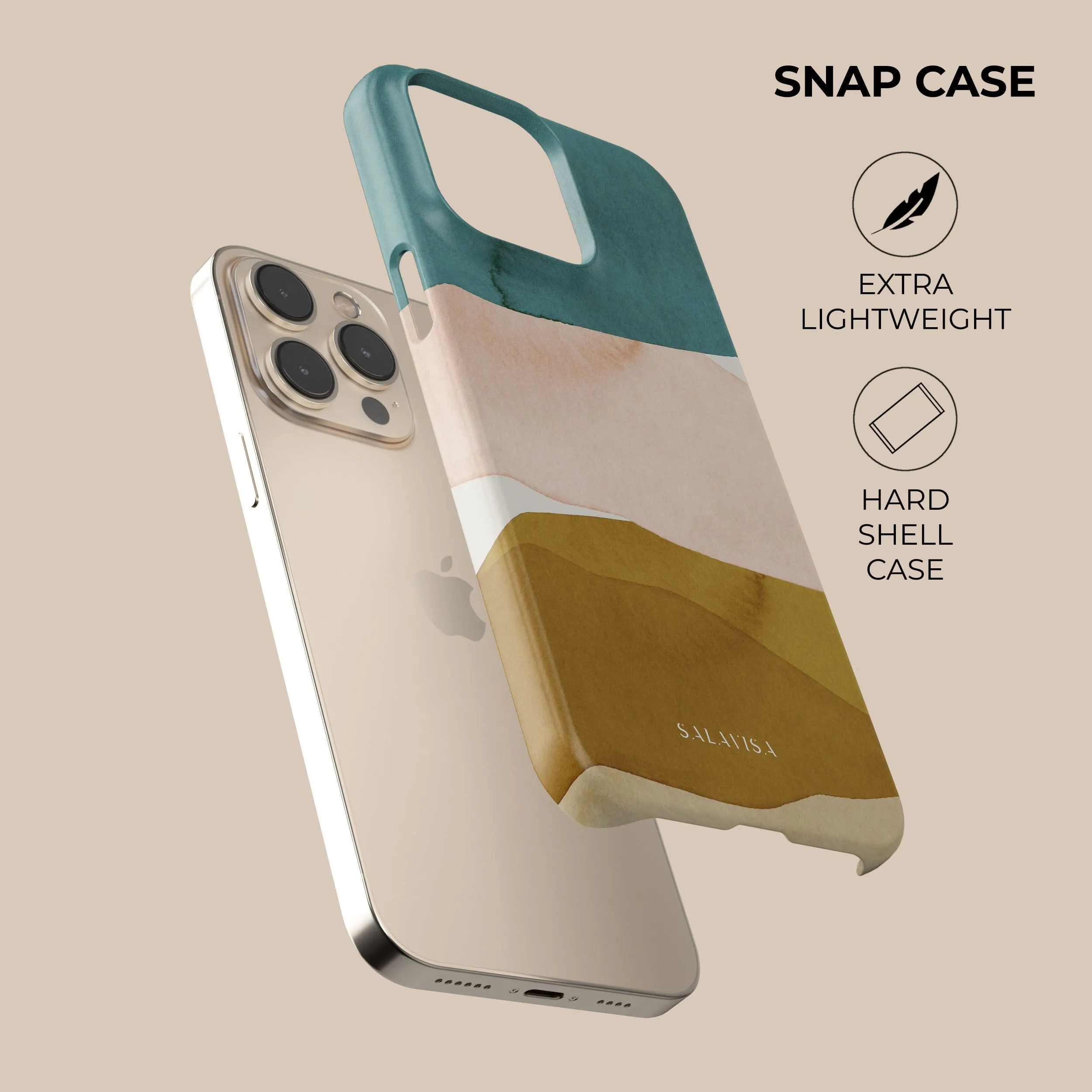 Hybrid Frame Silk Sands Phone Case