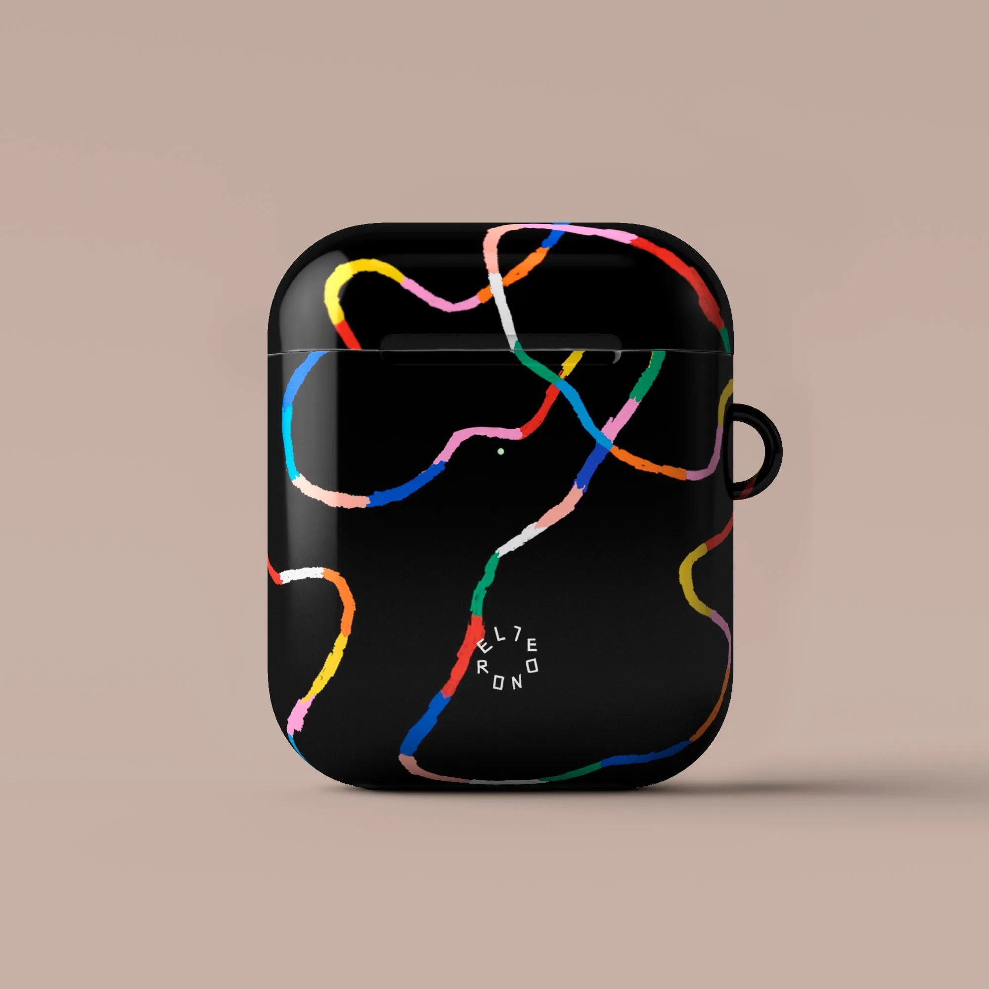 Midnight Rounds AirPods Case soft flexible gradient travel protector vivid gradient portable travel airpods case