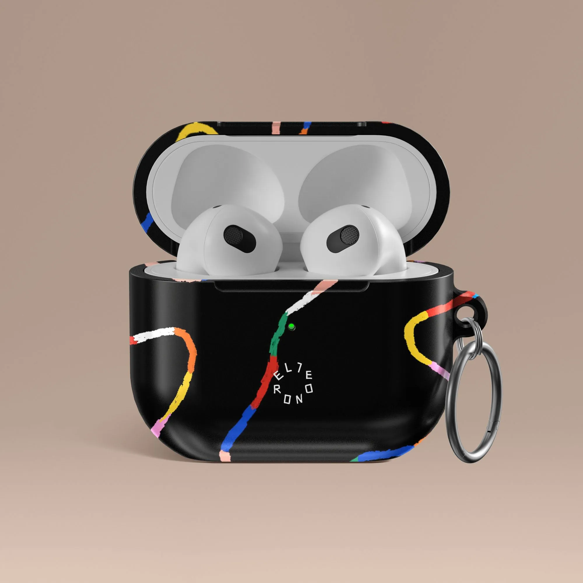 Midnight Rounds AirPods Case portable neon travel protector