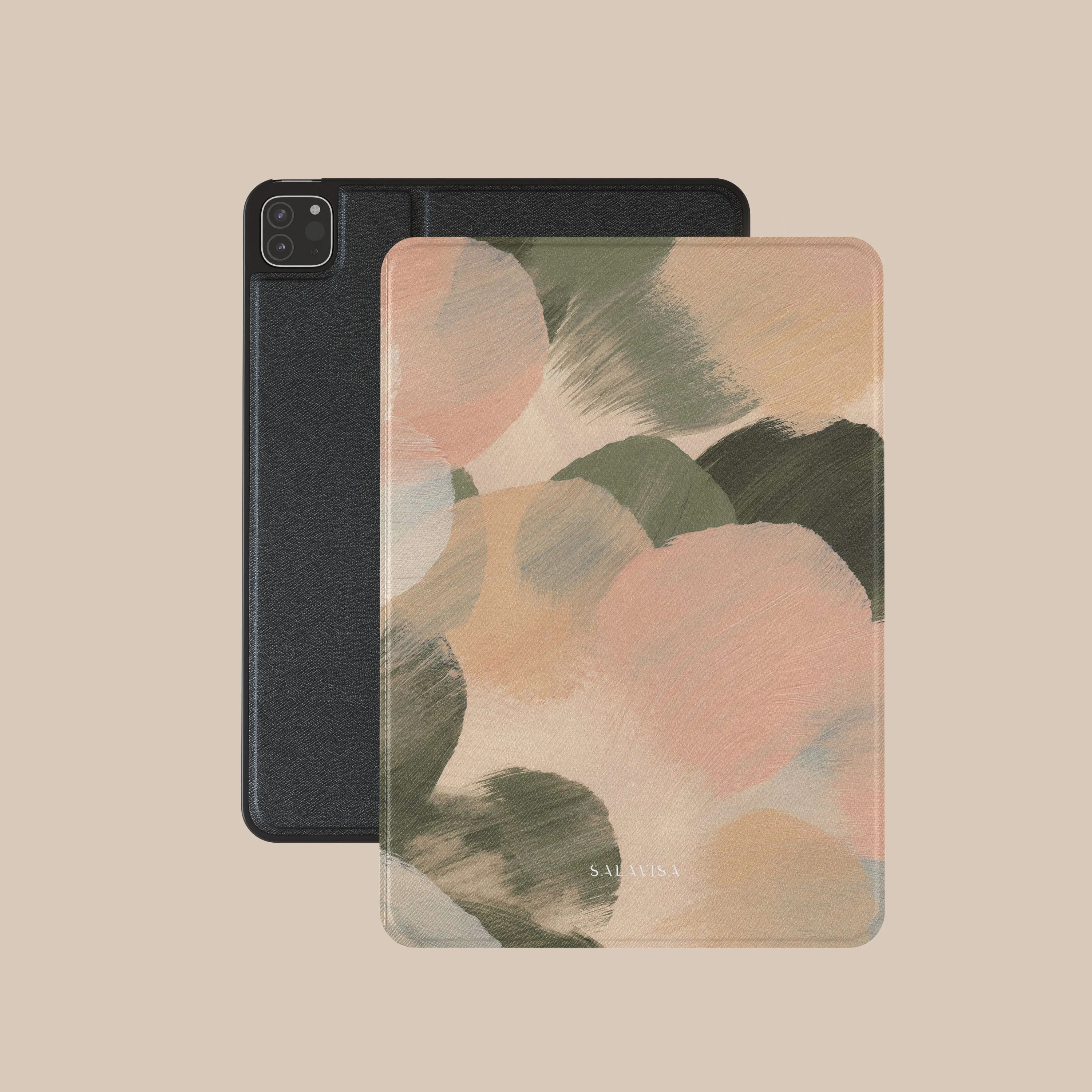 Beige Minimalistic iPad Case pad sleeve for portability