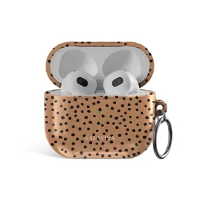 fashion sport airpods protector Burnt Orange Polka Dots AirPods Case