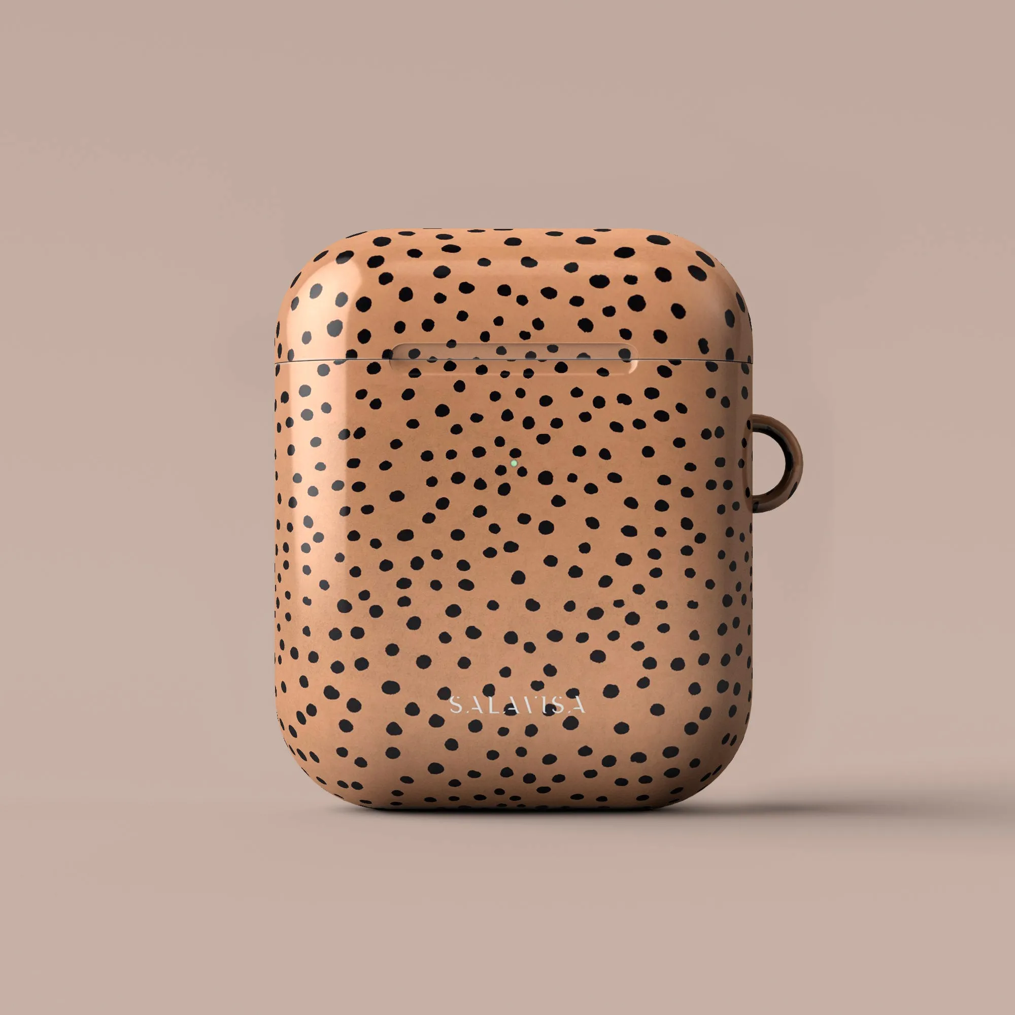 Burnt Orange Polka Dots AirPods Case lightweight gym airpods case