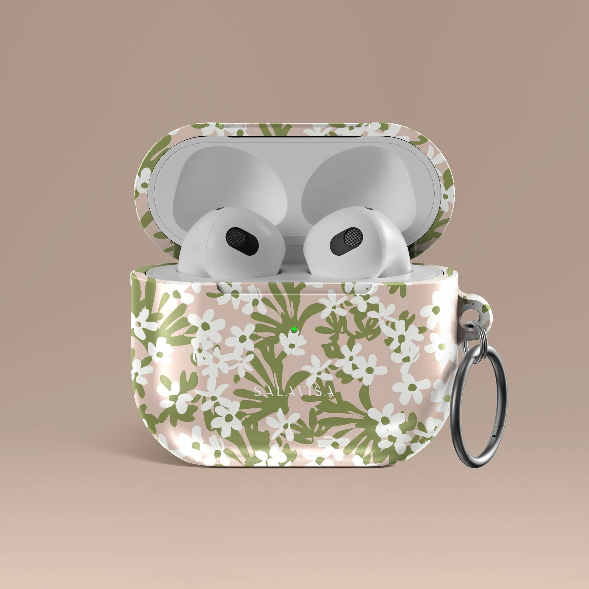 Soft Protective Pouch Modern Carry Texture Ditsy Boho AirPods Case