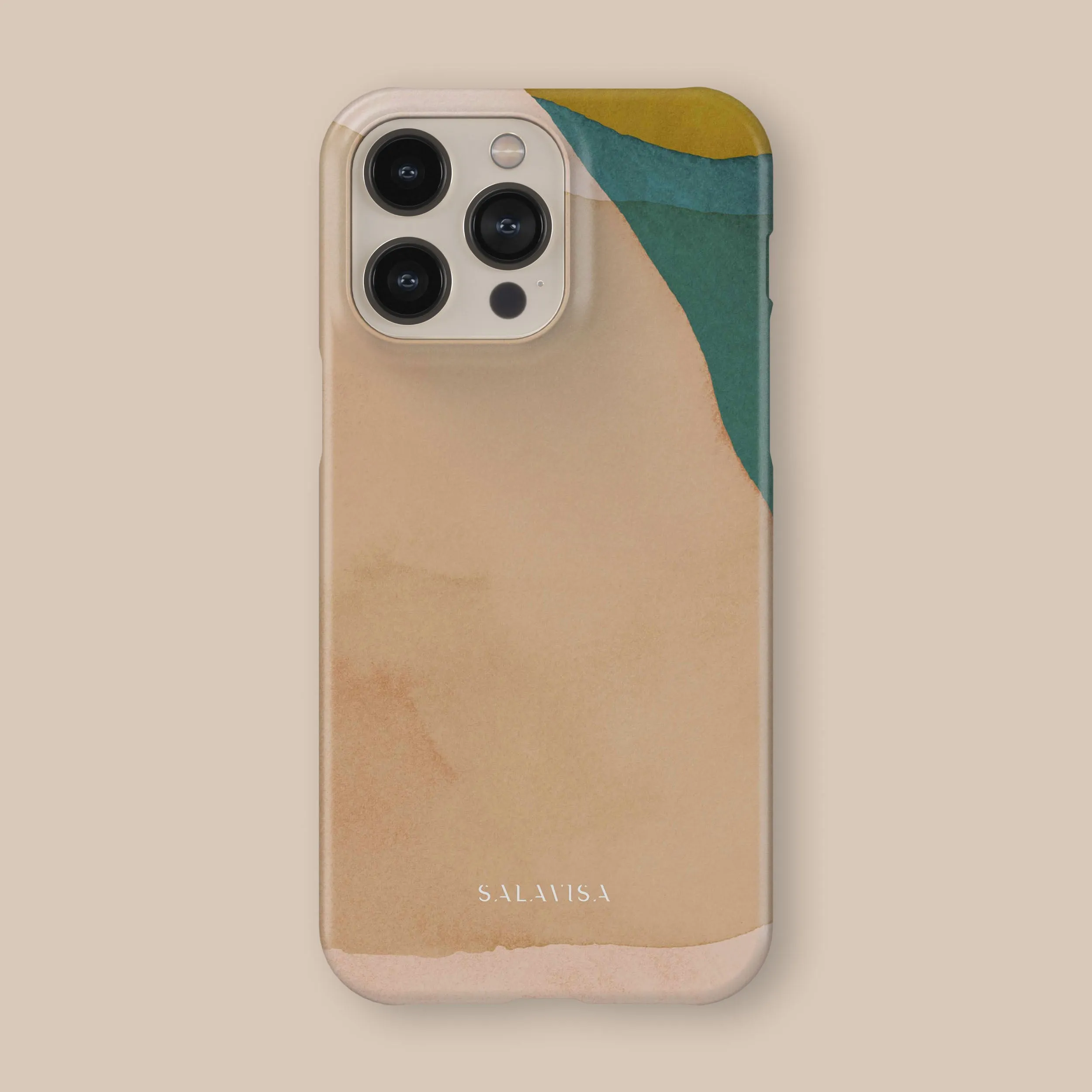 Beige Canvas Phone Case Urban Fashion Matte Look