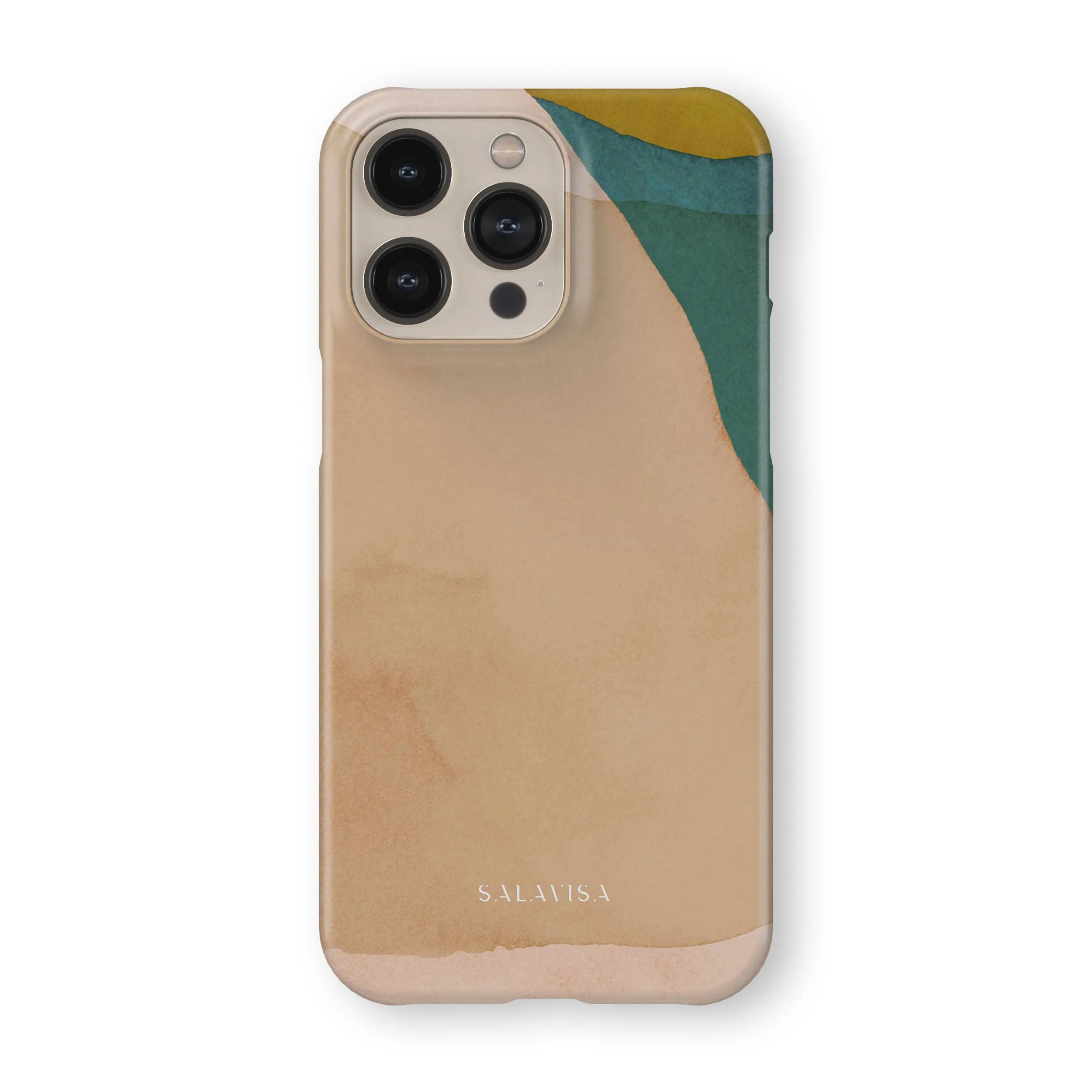 Beige Canvas Phone Case Durable Texture Build Fashion Statement