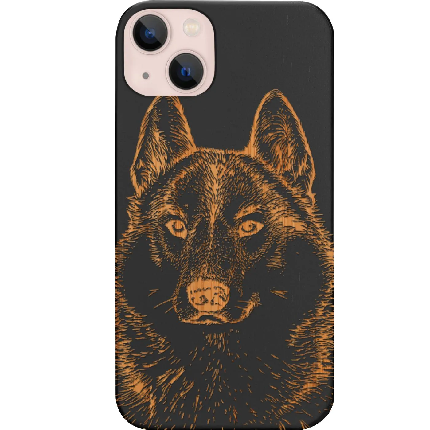 Husky - Engraved Phone Case Minimalist Aesthetic Minimal Feel