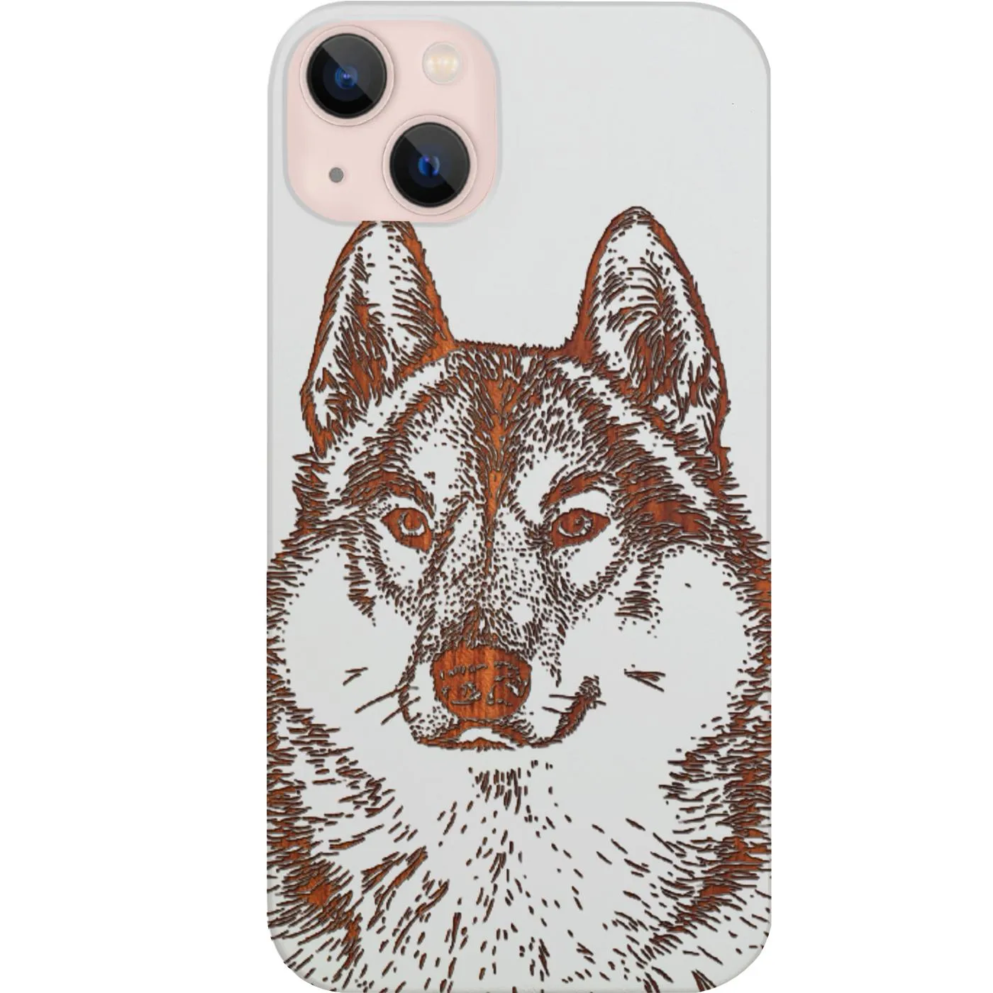 Husky - Engraved Phone Case Luxury Shine Hybrid Edge