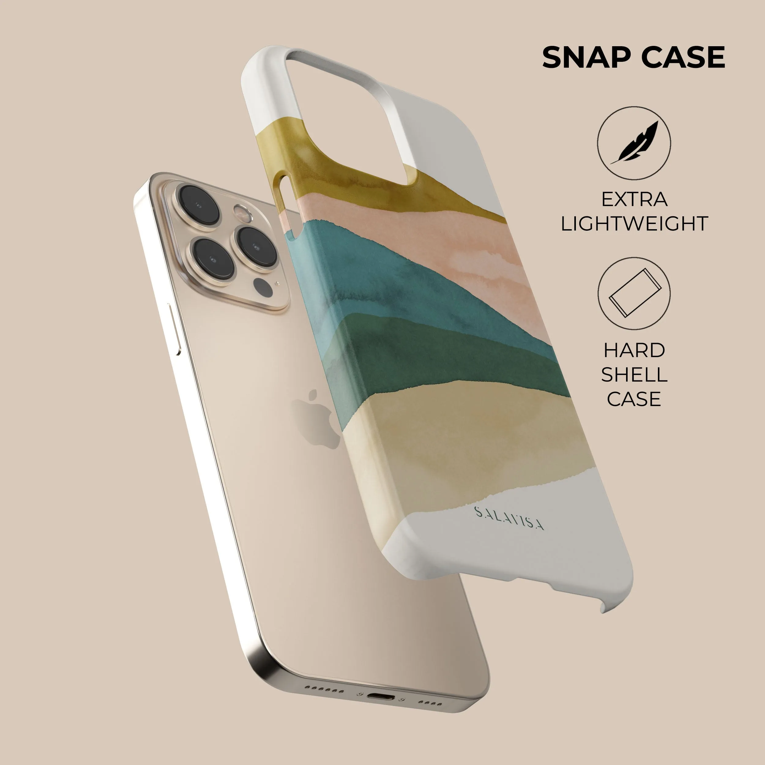 Smooth Pattern Green Zen Phone Case