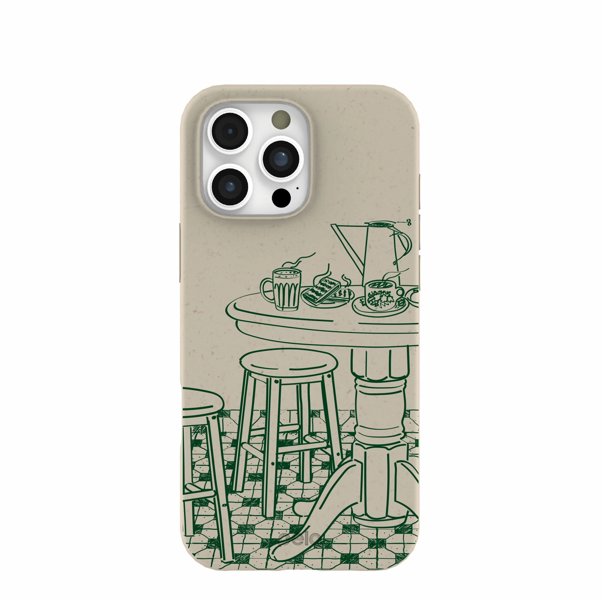 London Fog Brunch iPhone 16 Pro Max Case Soft touch layer