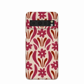 Strong Outline Durable Coating Seashell Flower Stack Google Pixel 8 Pro Case