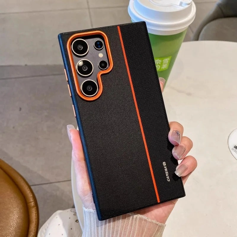 Strident Motion Leather Strip Case anti fingerprint Simple Style