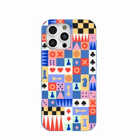 Electric Blue Playful Palette iPhone 16 Pro Max Case Sleek Build