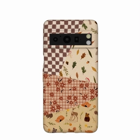 Rugged Finish Seashell Autumn Quilt Google Pixel 8 Pro Case